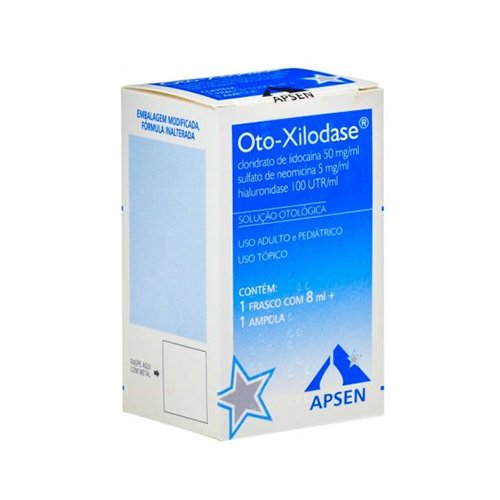 Oto-Xilodase Solução Otológica