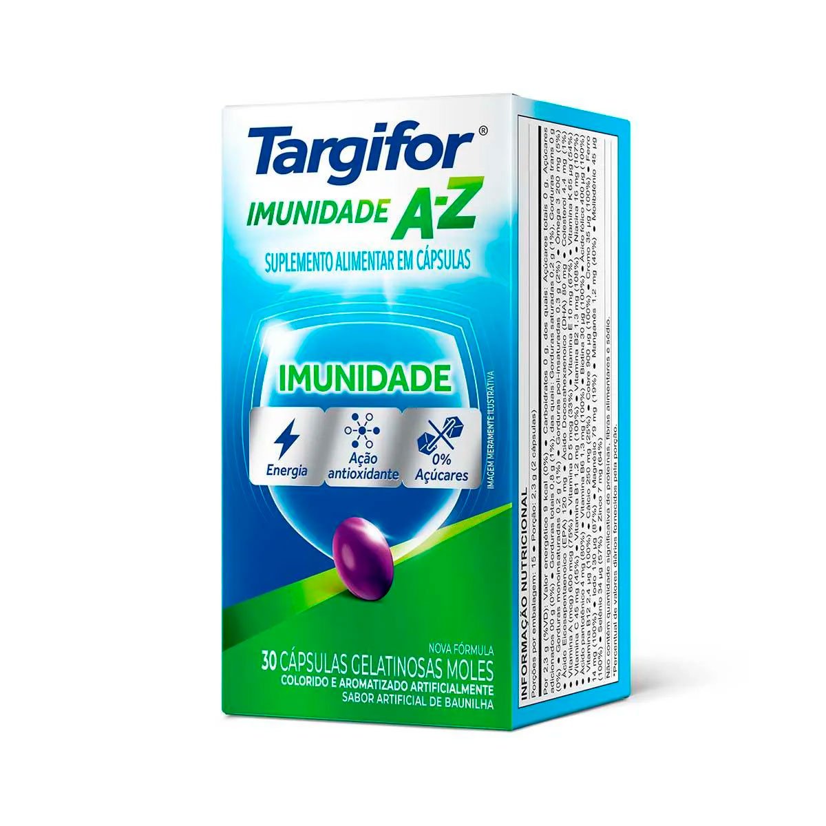 Targifor Imunidade AZ 30 Cápsulas Sanofi