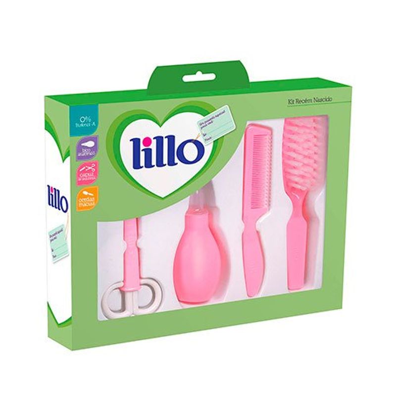 Kit Recém-Nascido Lillo Higiênico Rosa 605831