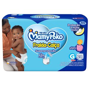 Fralda MamyPoko Calça Superproteção G 28 Unidades