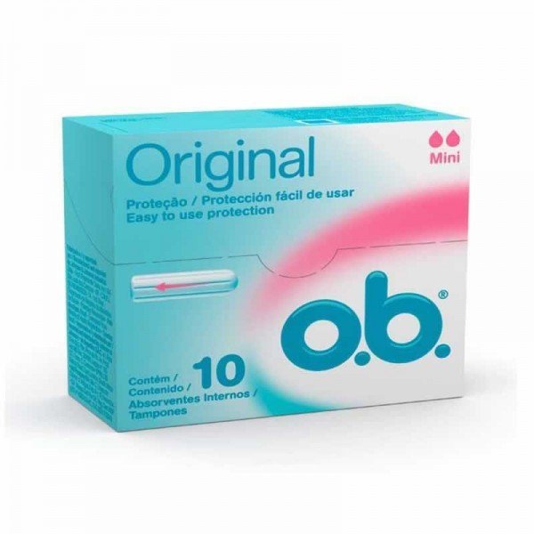 Absorvente Interno Johnson & Johnson Ob Original Mini 10 Unidades