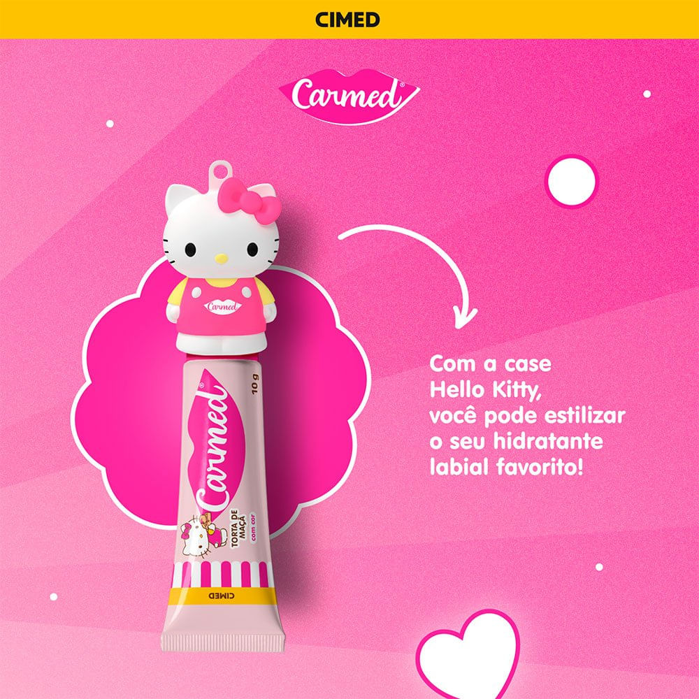 Hidratante Labial Carmed Hello Kitty Torta De Maçã 10g