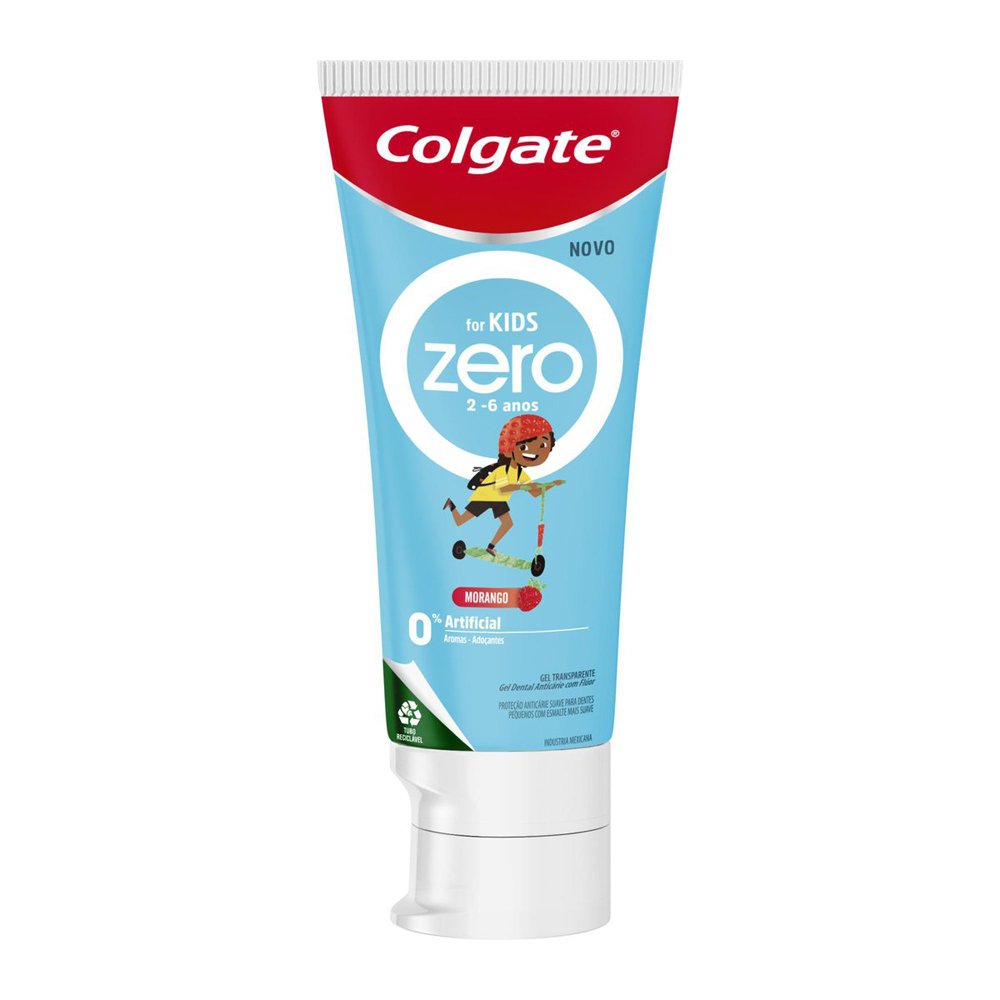 Gel Dental Colgate Zero Kids Morango 70g