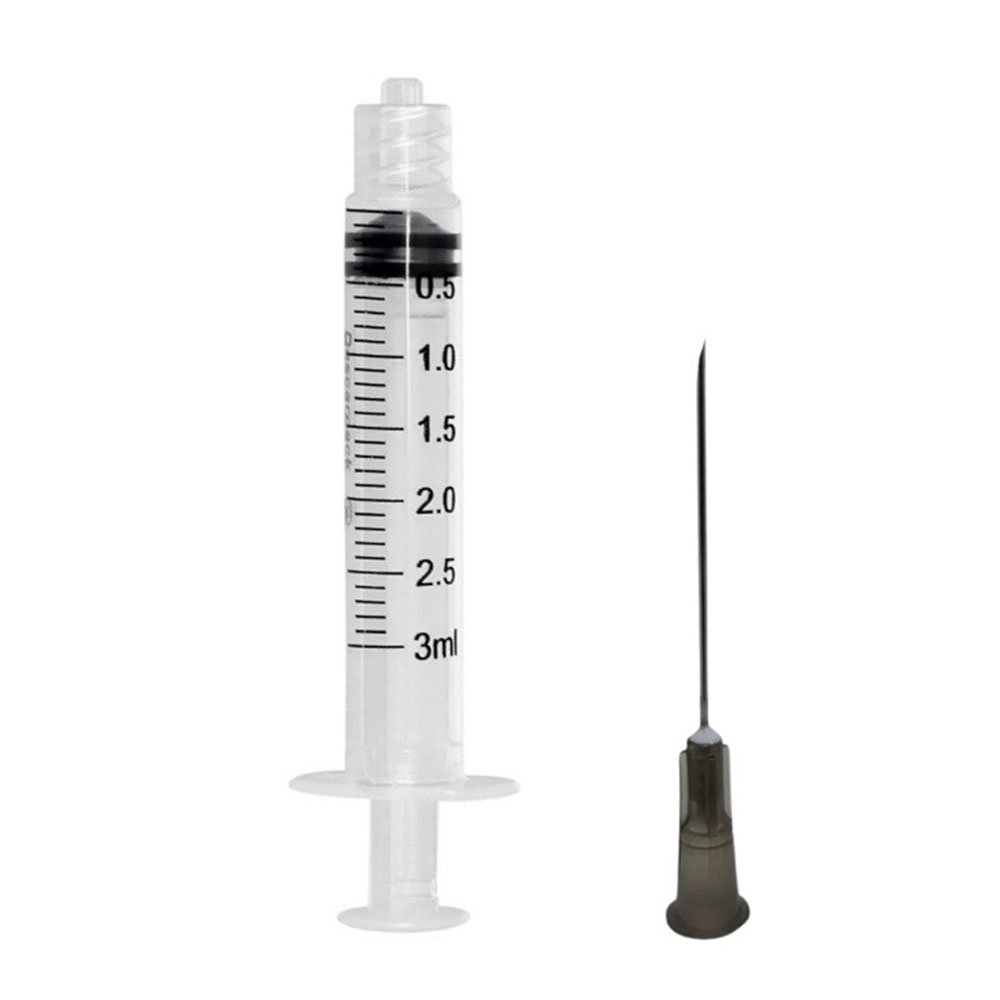 Seringa Descartável 03ml Com Agulha 25X7 Luer Lock 1 Unidade