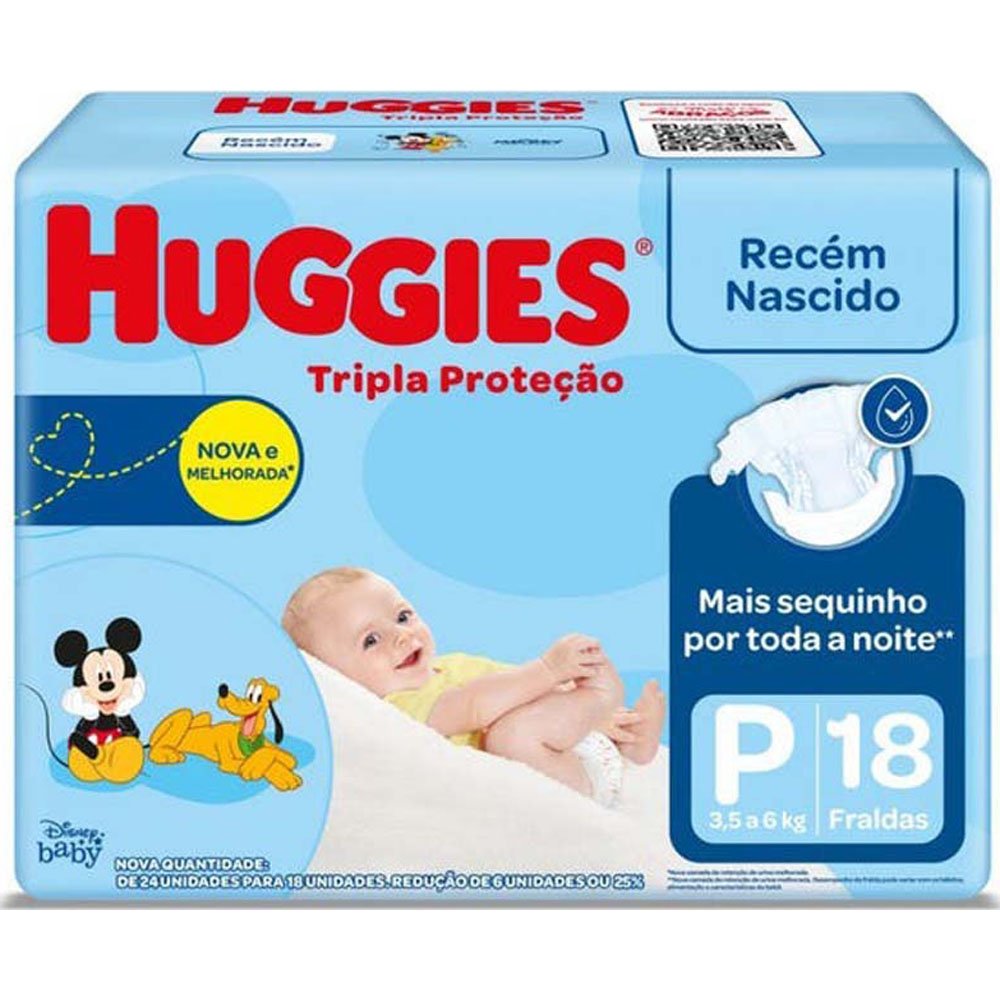 Fralda Huggies Tripla Proteção - Tamanho XG Com Tecnologia Xtra-Protect