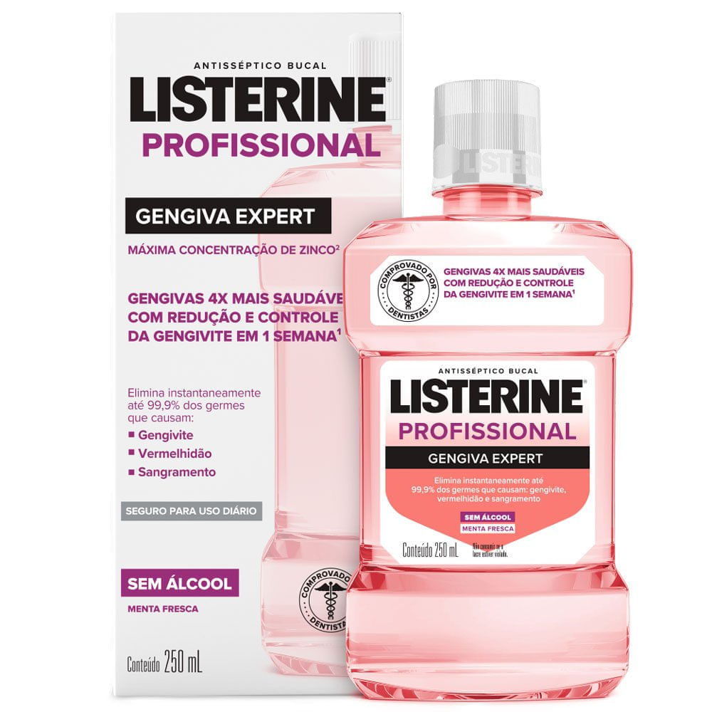 Antisséptico Bucal Listerine Profissional Gengiva Expert 2500ml