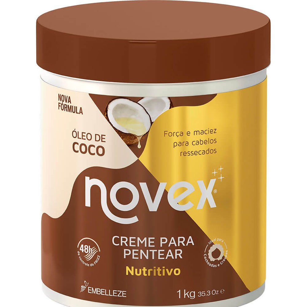 Creme Para Pentear Nutritivo Óleo de Coco 1kg Novex