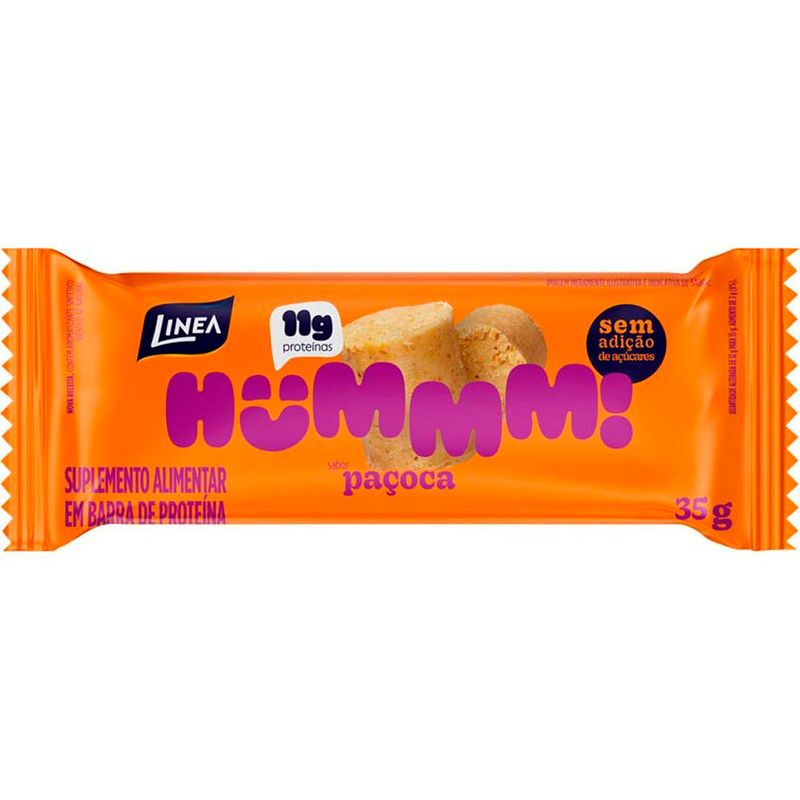 Barra de Proteína Linea Hummm Paçoca 35g