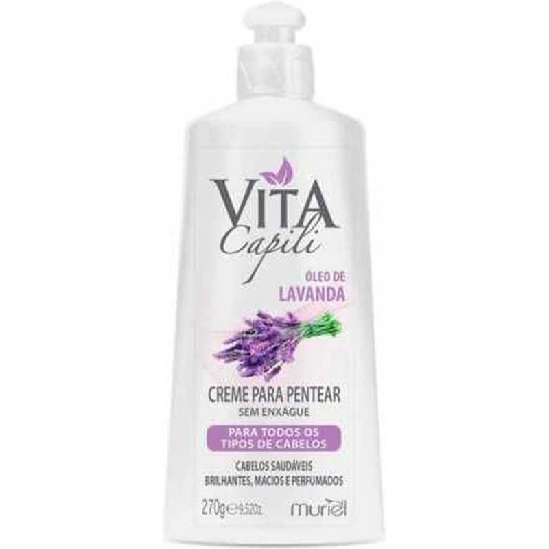 Creme Para Pentear Vita Capili Óleo Lavanda 270g