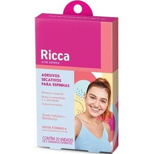 Adesivo em Gel Para Acne e Espinhas Ricca 22 Unidades