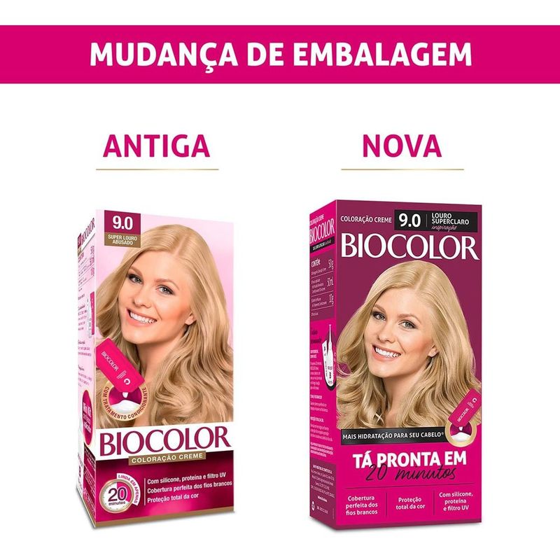 Tinta Para Cabelo Biocolor Super Louro Abusado 9.0