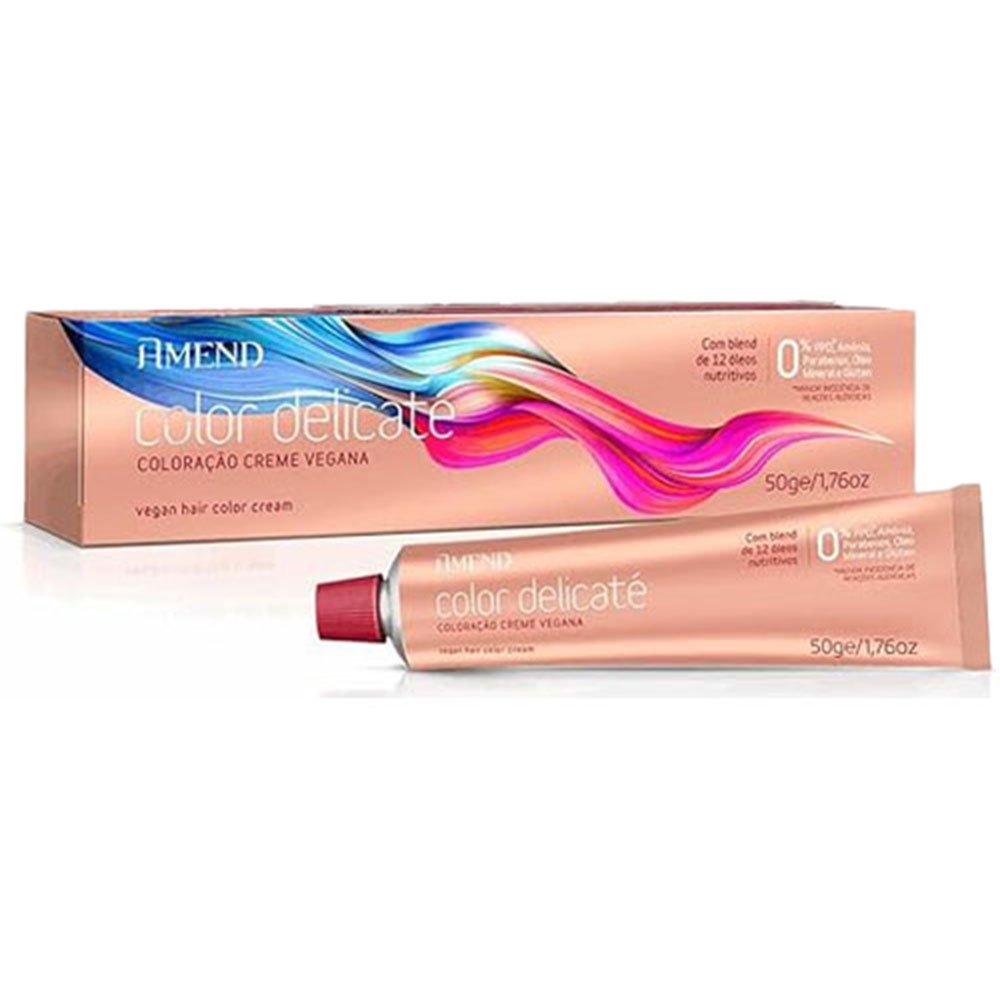 Tintura Para Cabelo Vegana 7.0 50g Amend Creme | Bemol Farma