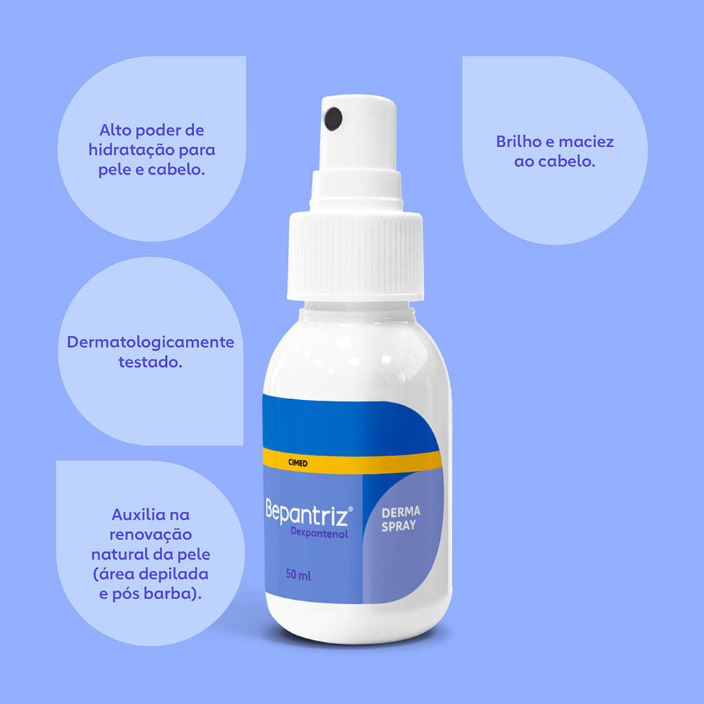 Bepantriz Dexpantenol Derma Spray 50ml Cimed